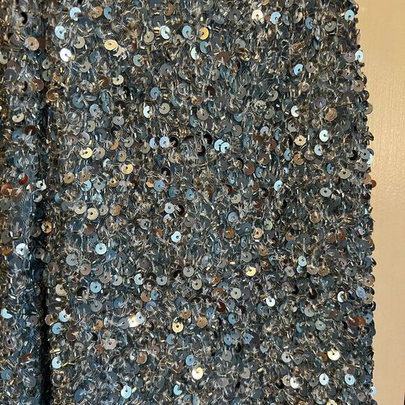 Mac Duggal Sequin Slit Gown - Picture 9 of 12